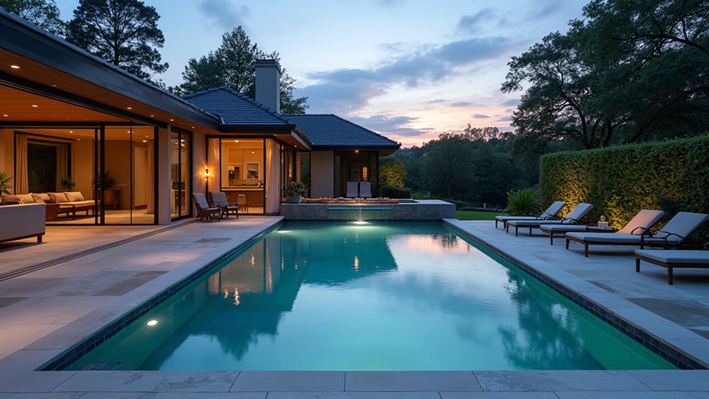 18 Pool Design Ideas With Spa Features for True Luxury fitness and relaxation sanctuary