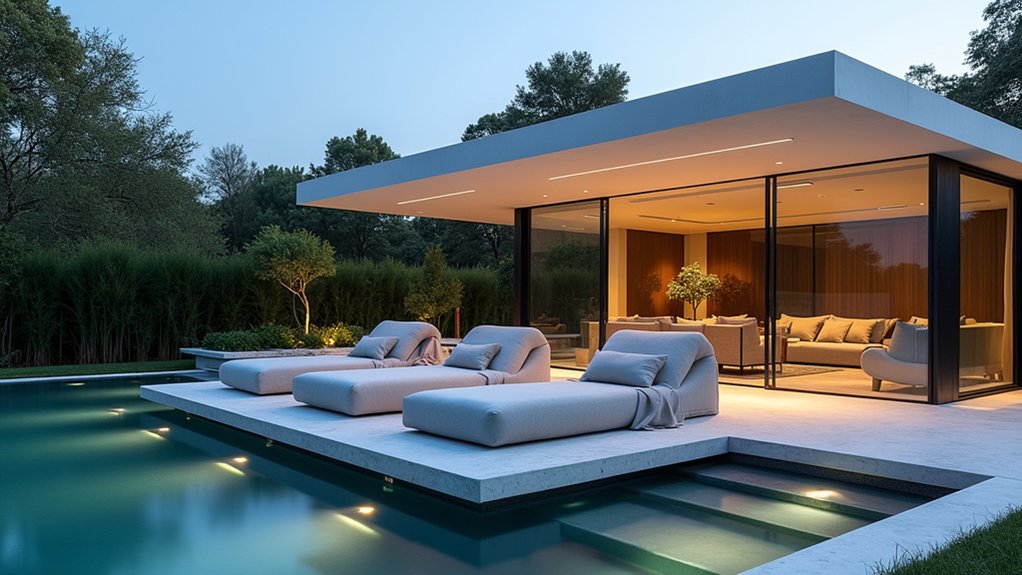 23 Smart Pool Design Concepts to Plan the Perfect Space floating luxury pool lounges