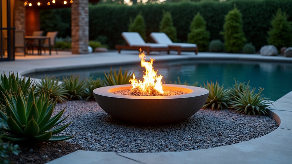 gravel succulents cozy ambiance