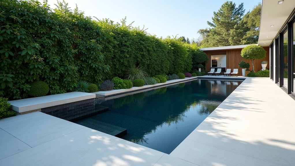 15 Fun Pool Ideas With Jacuzzi Vibes for Ultimate Comfort hidden jacuzzi minimalist elegance