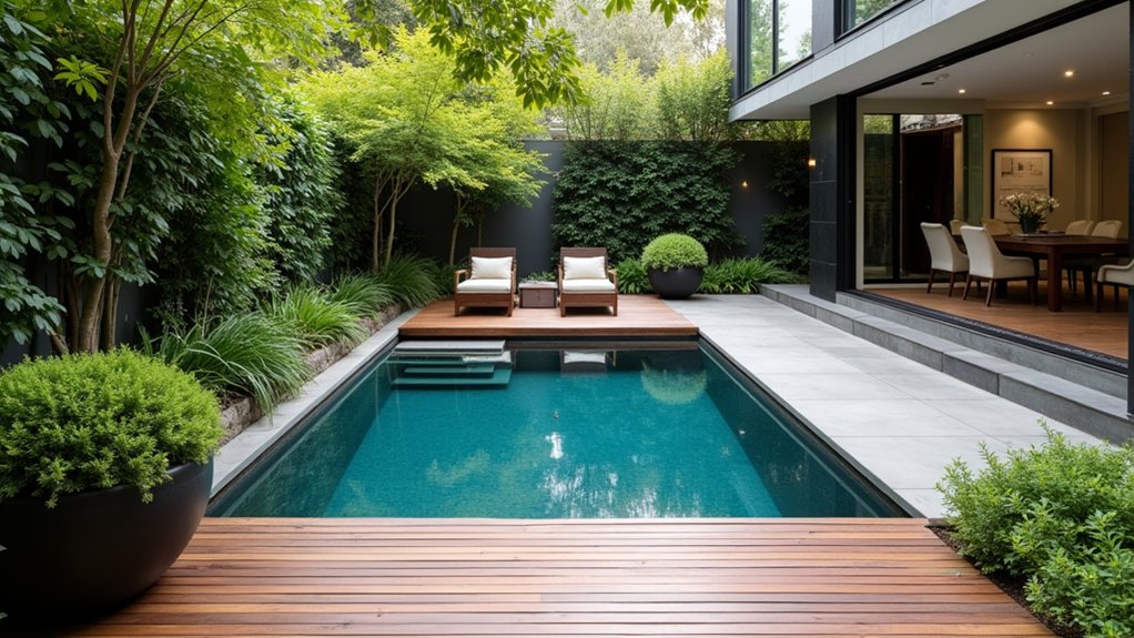 15 Clever Pool Ideas for Small Yards That Maximize Space hidden pools stylish covers