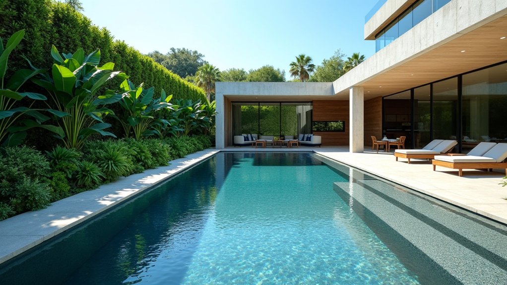 15 Clever Pool Ideas for Small Yards That Maximize Space infinity edge pool elegance
