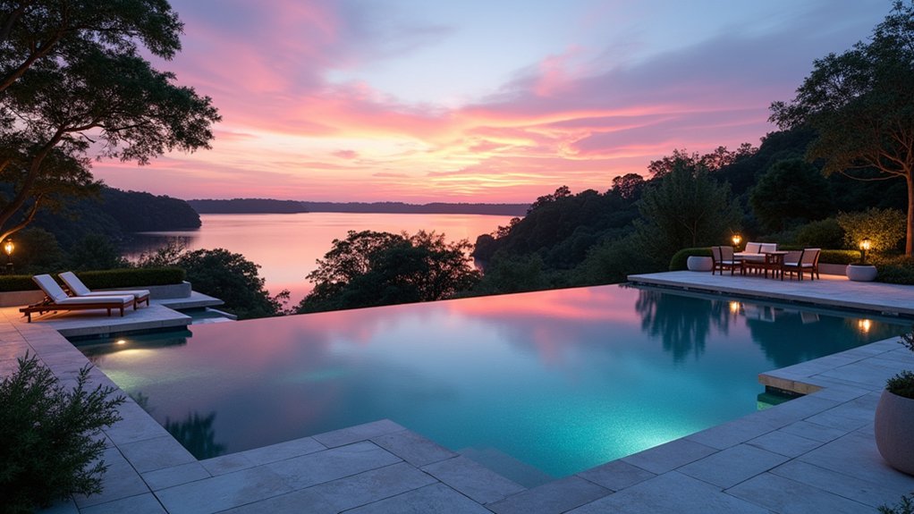 20 Concrete Pool Ideas That Are Built to Last infinity edge pool elegance