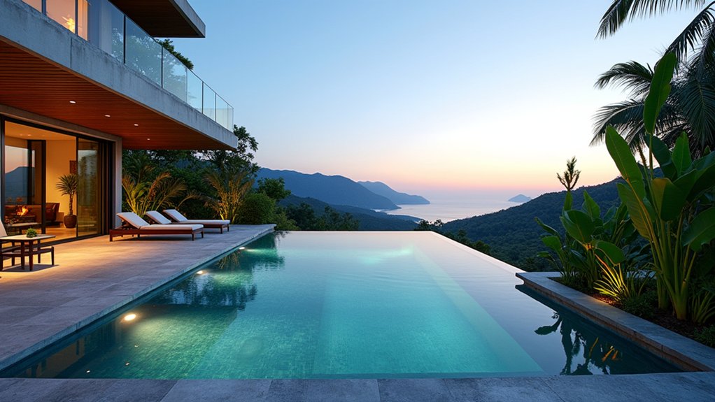 18 Plunge Pool Ideas for Small Yards With Big Impact infinity edge pool elegance