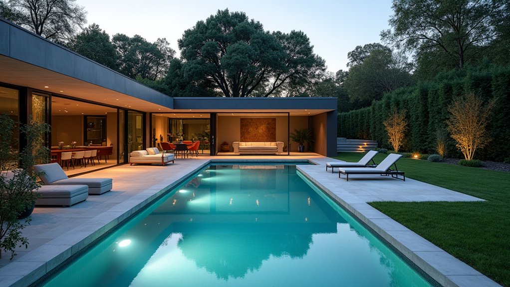 15 Above Ground Pool Design Ideas for Modern Backyards infinity edge pool transformation