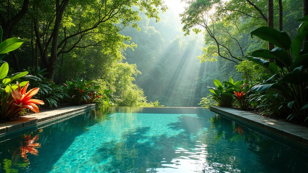 18 Infinity Pool Ideas With Views That Steal the Show lush jungle paradise retreat
