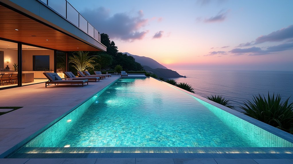 luxurious contemporary pool design