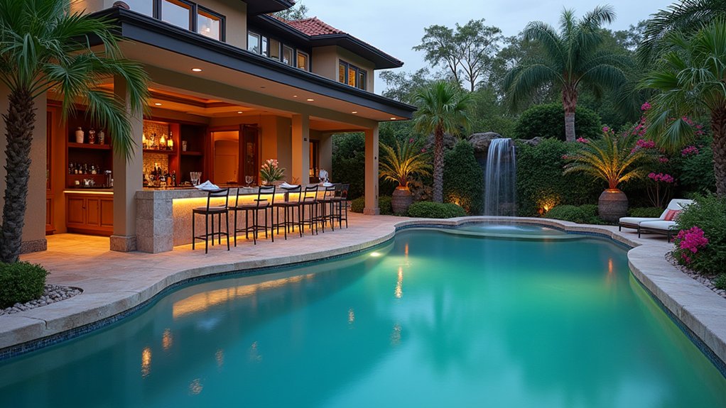 23 Luxury Pool Ideas That Turn Your Backyard Into a Resort luxurious poolside cocktail experience