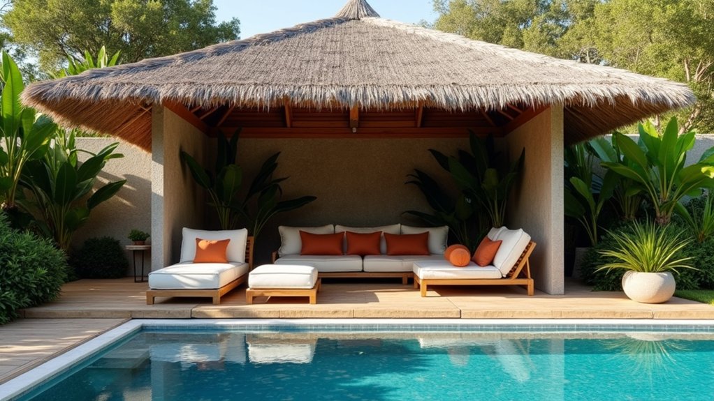 18 Sleek Pool Landscaping With Deck Ideas That Add Seamless Style luxurious poolside relaxation options