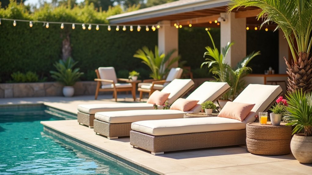 23 Cozy Pool Deck Decorating Ideas With Seating Areas for Relaxation luxury and versatile lounging
