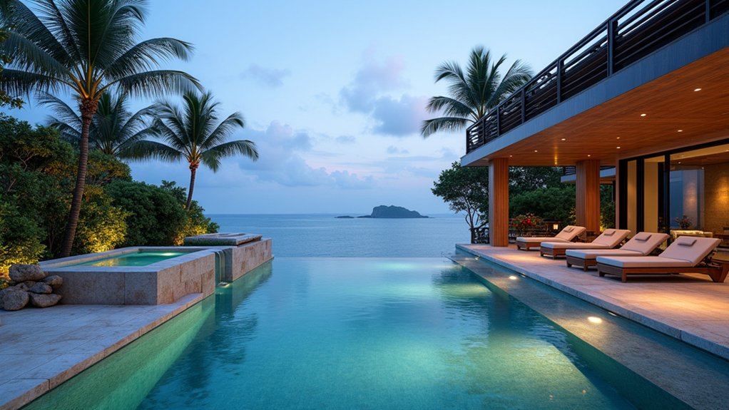 luxury backyard spa retreat