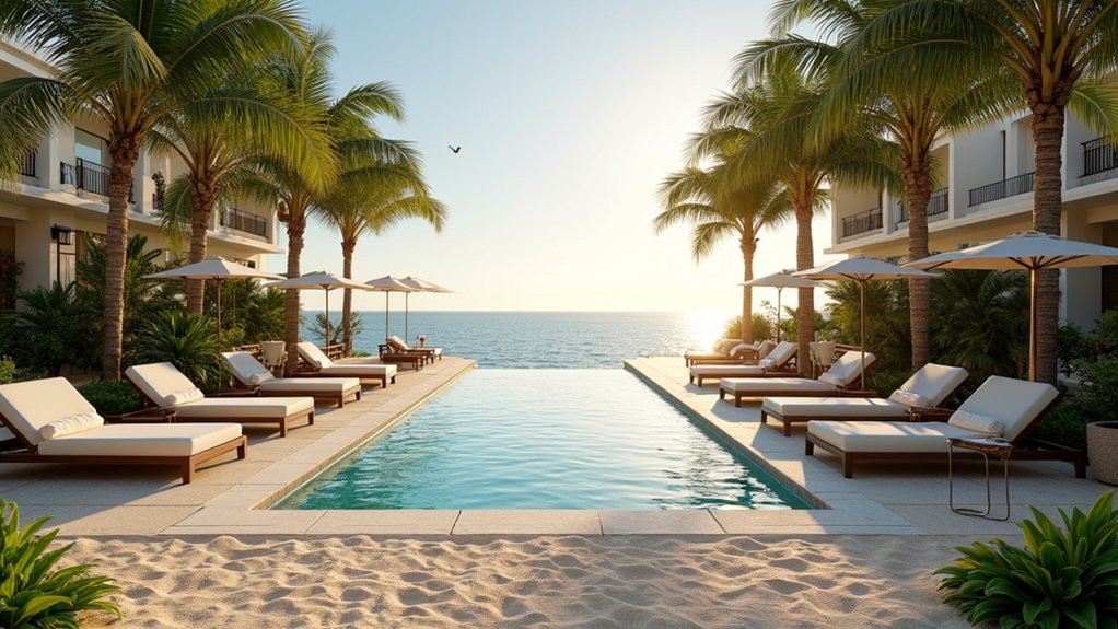 20 Pool Ideas With Zero Entry Designs for Effortless Access luxury beach entry oasis