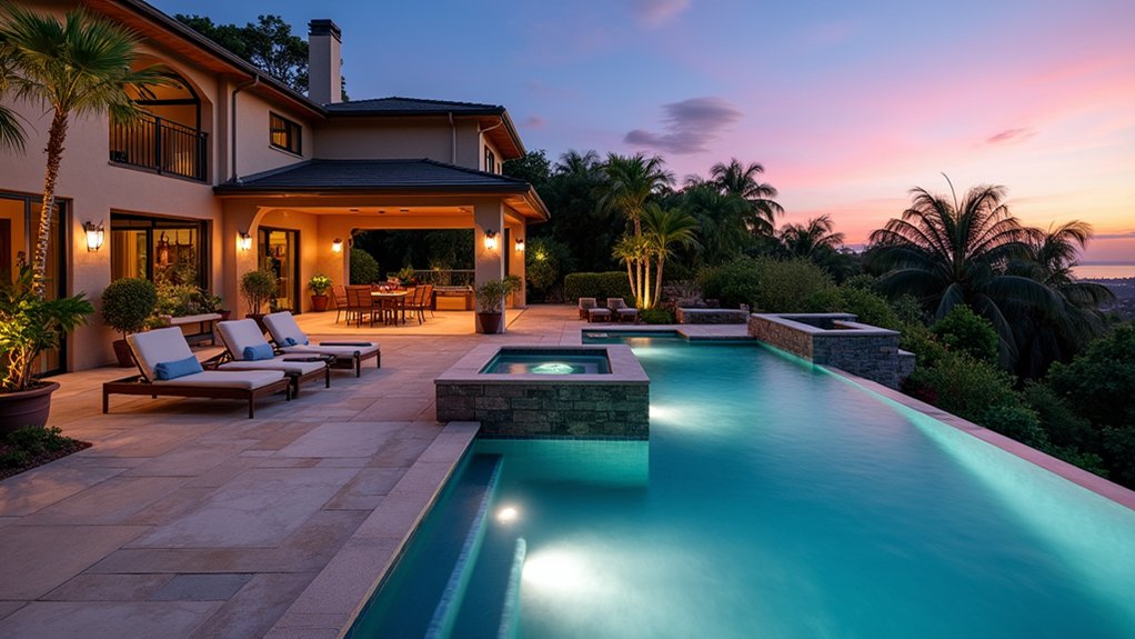 23 Luxury Pool Ideas That Turn Your Backyard Into a Resort luxury hot tub oasis