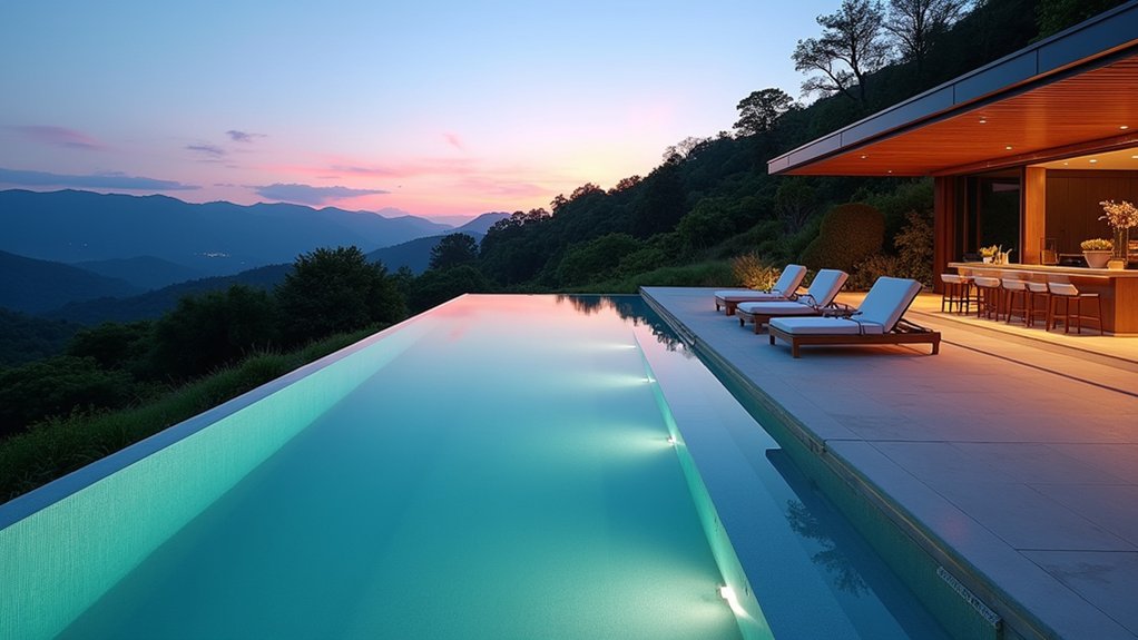 18 Stunning Backyard Pool Ideas to Transform Your Outdoor Space luxury infinity edge pool