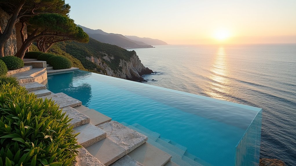 20 Pool Ideas With Zero Entry Designs for Effortless Access luxury meets natural beauty