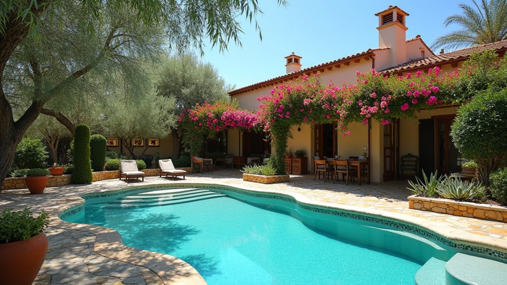 18 Beautiful Outdoor Pool Ideas for the Perfect Backyard Retreat mediterranean coastal relaxation oasis