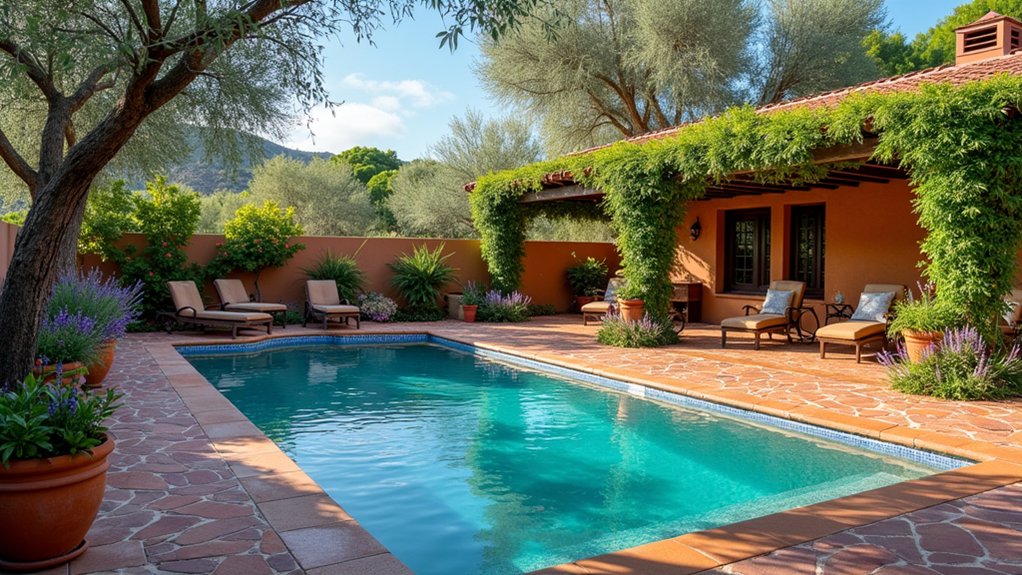 19 Charming Pool Deck With Gazebo Ideas for a Backyard Escape mediterranean outdoor sanctuary escape