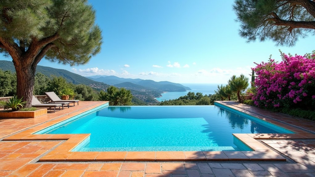 15 Infinity Pool Design Ideas for Jaw-Dropping Landscapes mediterranean paradise backyard retreat