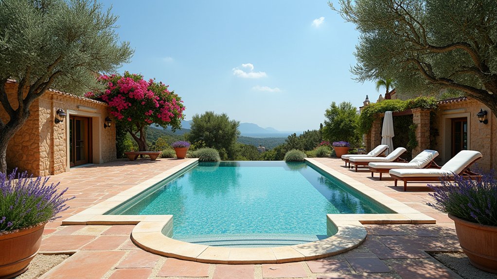 23 Creative Pool Landscaping Inspiration Ideas to Spark Your Vision mediterranean paradise retreat experience