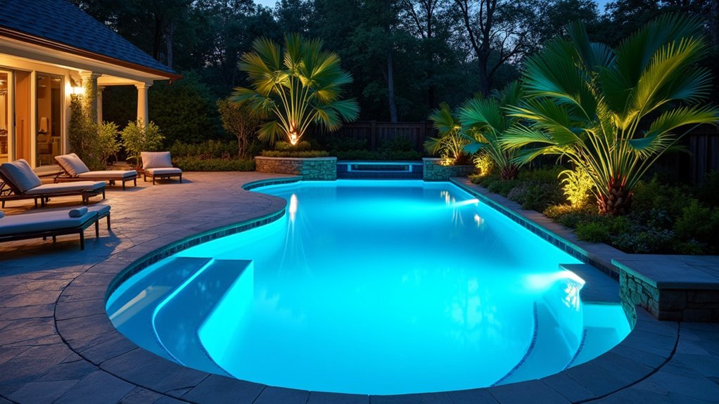 23 Luxury Pool Ideas That Turn Your Backyard Into a Resort mesmerizing underwater lighting allure