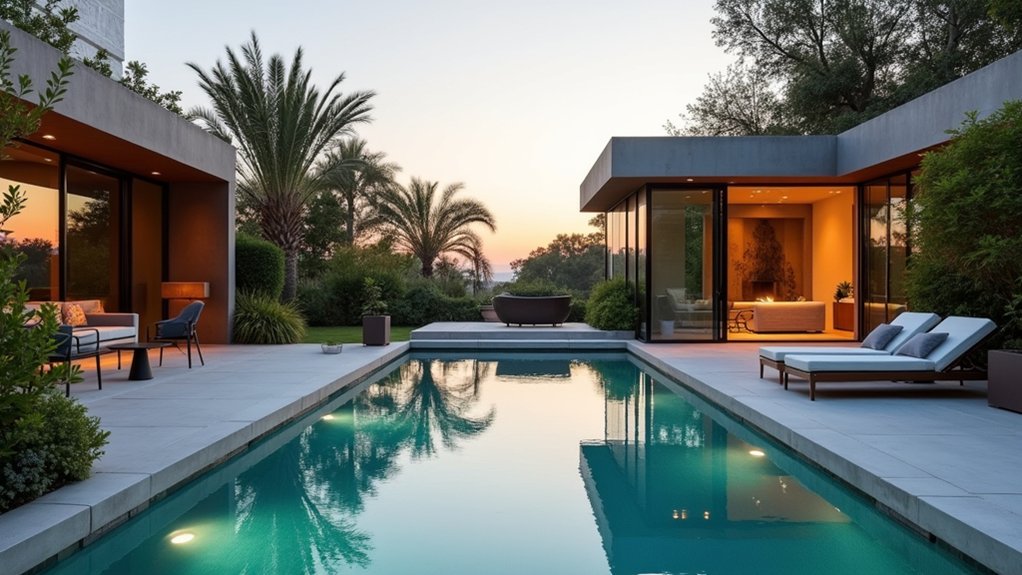 19 Smart Pool Deck on a Budget Ideas That Look Expensive mirrors enhance outdoor spaces