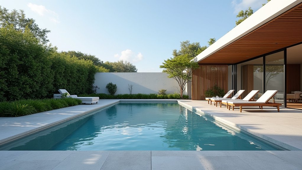 19 Charming Pool Deck With Gazebo Ideas for a Backyard Escape modern elegance in nature