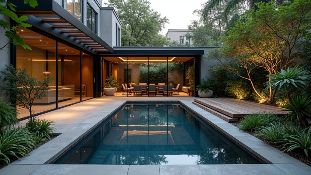 15 Clever Pool Ideas for Small Yards That Maximize Space modern elegance with transparency