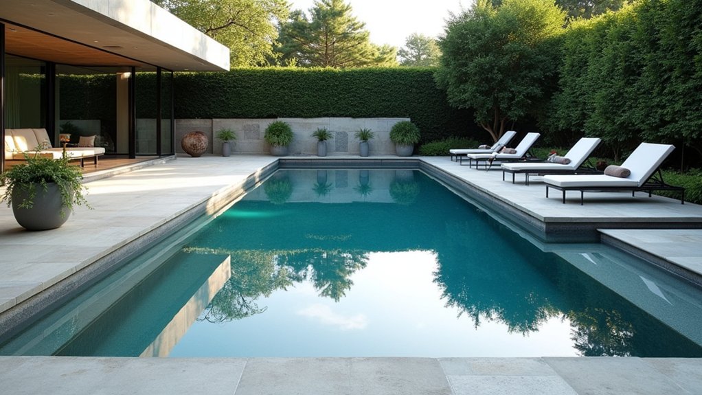 18 Beautiful Outdoor Pool Ideas for the Perfect Backyard Retreat modern geometric outdoor designs