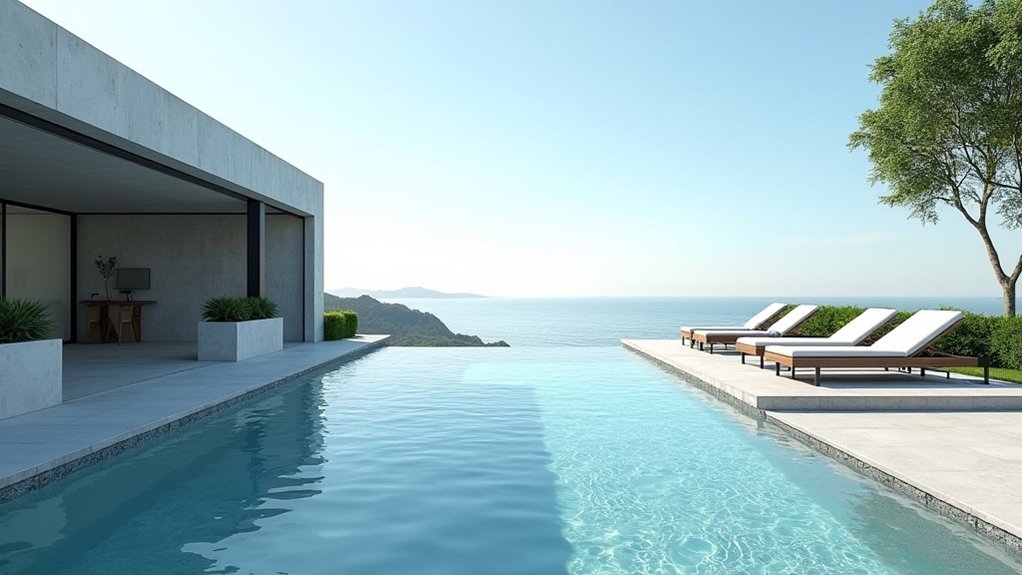 20 Resort Pool Ideas That Feel Like a Vacation at Home modern geometric pool design
