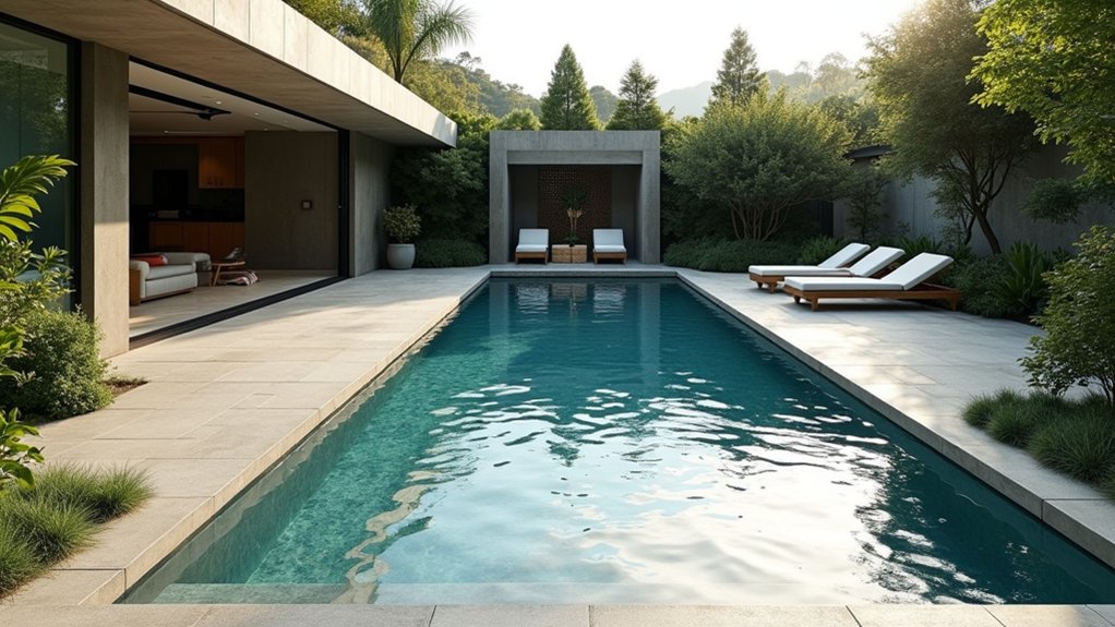 20 Residential Pool Design Ideas for Everyday Elegance modern geometric pool designs