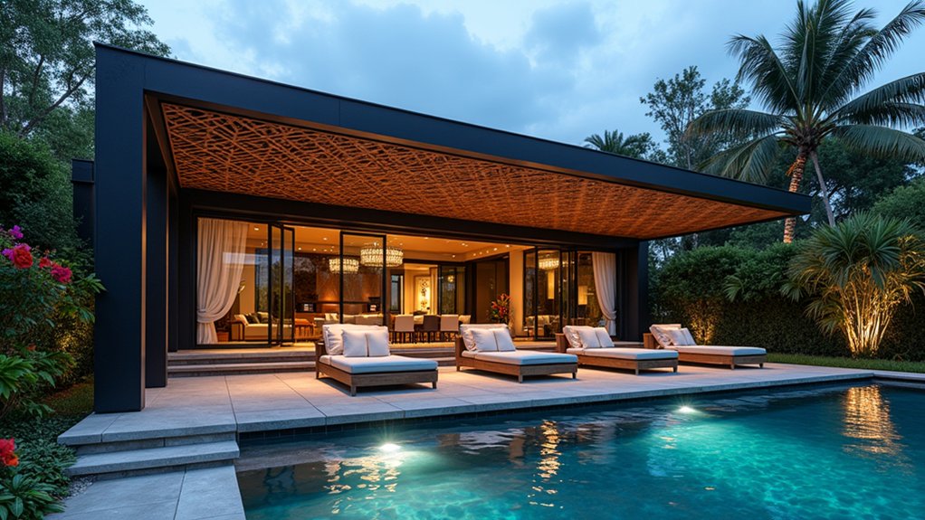 23 Flashy Las Vegas Pool Landscaping Ideas That Bring the Wow Factor modern stylish outdoor shade