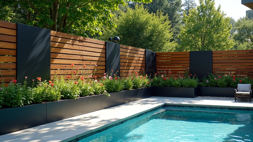 modular fence panels planters