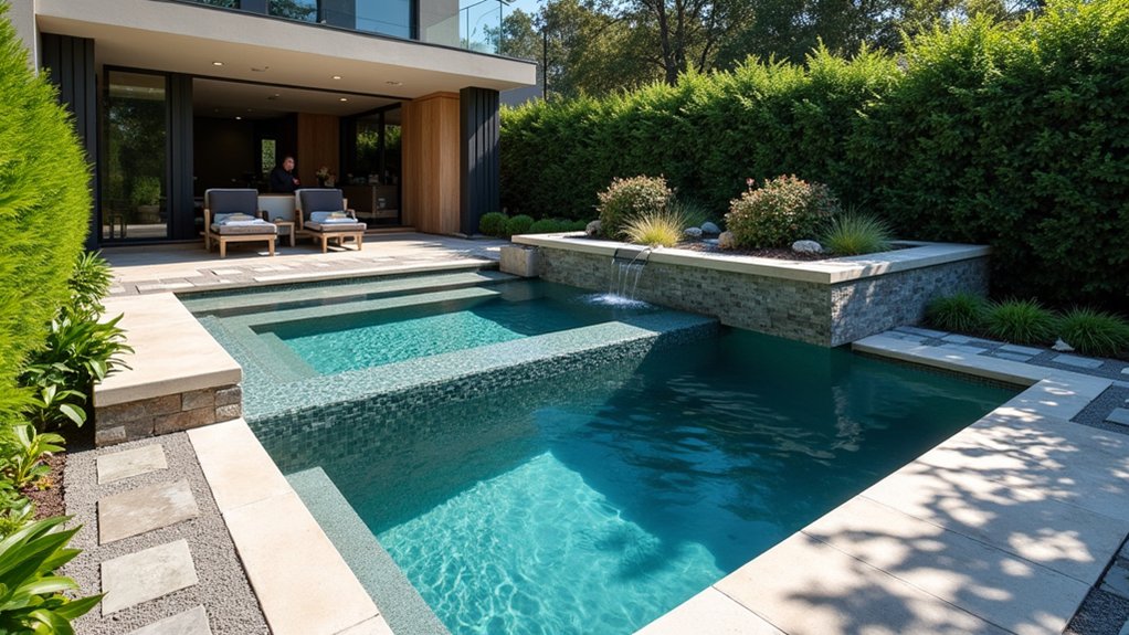 18 Plunge Pool Ideas for Small Yards With Big Impact multi dimensional backyard oasis