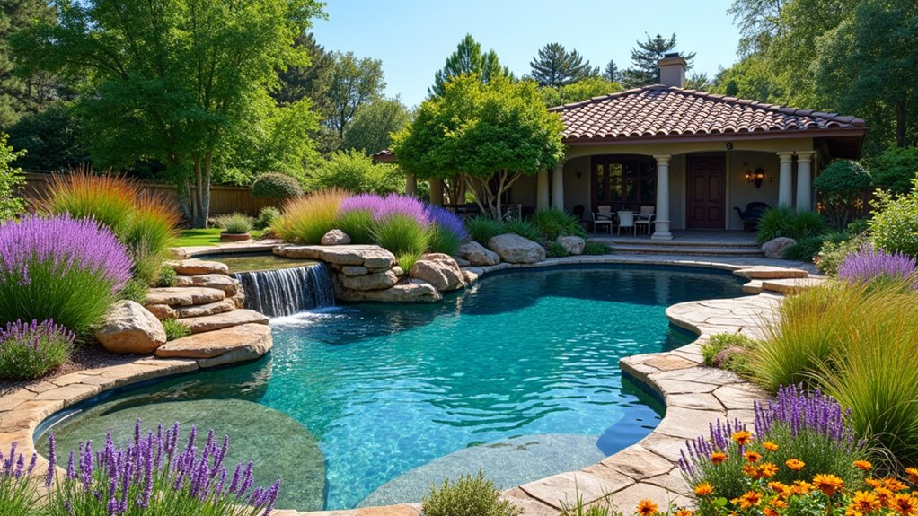 20 Vibrant Pool Landscaping With Flowers to Add Color and Charm native plants enhance landscapes