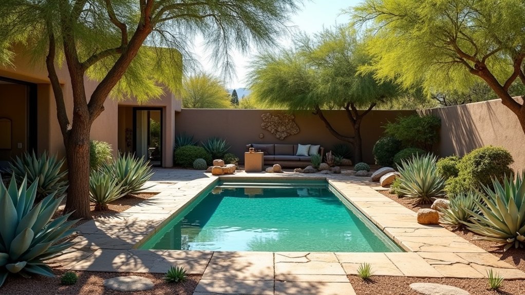 15 Striking Desert Pool Landscaping Ideas That Thrive in the Heat native plants for sustainability