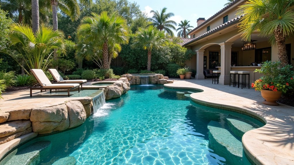 20 Inground Pool Ideas to Elevate Your Outdoor Living natural curves tranquil oasis