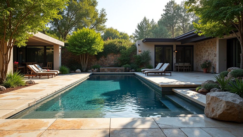 23 Modern Pool Design Ideas That Redefine Outdoor Living natural elegance in pools