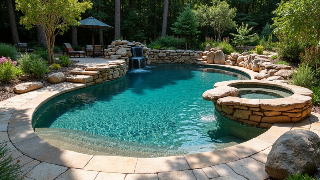 23 Smart Pool Design Concepts to Plan the Perfect Space natural stone pool enhancements