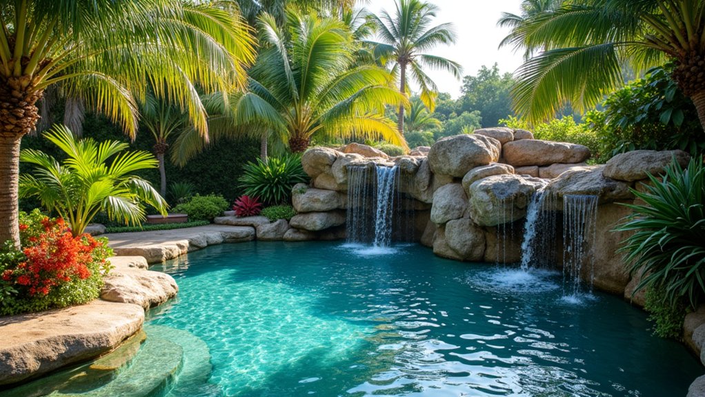 23 Tropical Pool Ideas to Create a Backyard Paradise natural stones enhance beauty