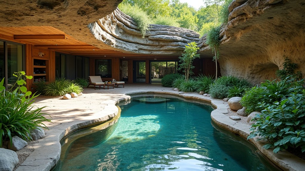 23 Natural Pool Landscaping With Rocks for Earthy, Organic Style nature s serene artistic layers