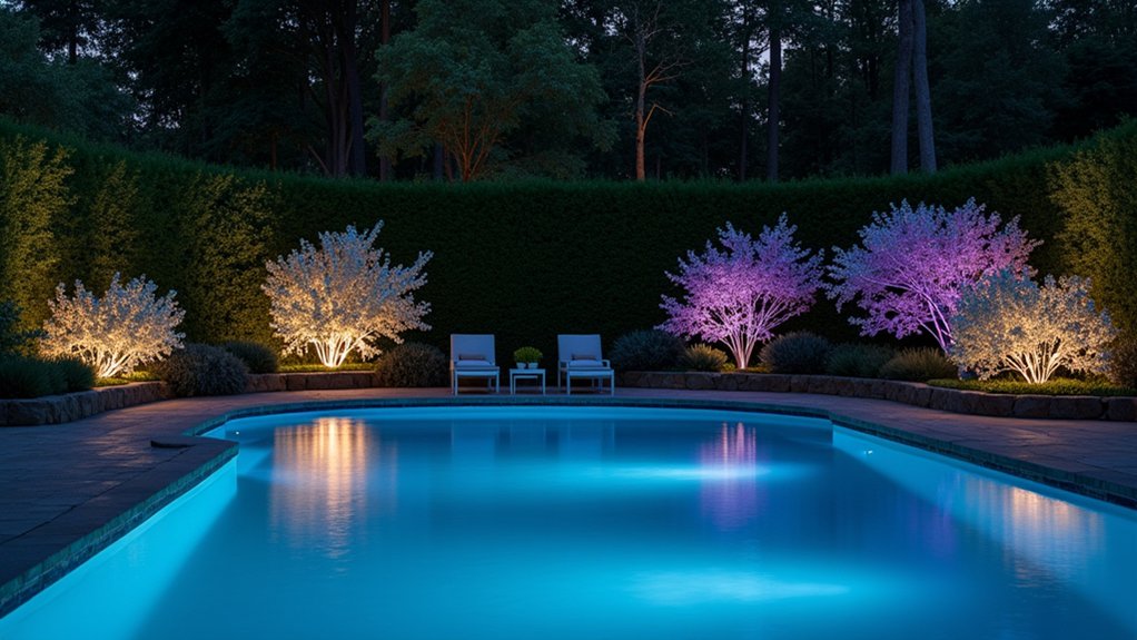 20 Vibrant Pool Landscaping With Flowers to Add Color and Charm night blooming floral serenity