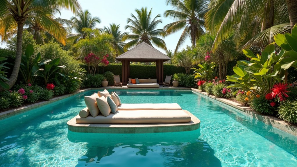 23 Tropical Pool Design Ideas to Escape to Island Vibes personal oasis on water