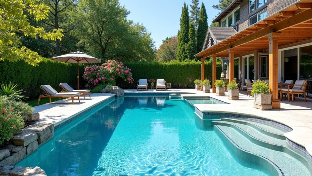 23 Fiberglass Pool Design Ideas That Are Built to Impress playful family friendly oasis
