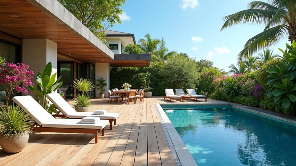 pool deck makeover inspiration