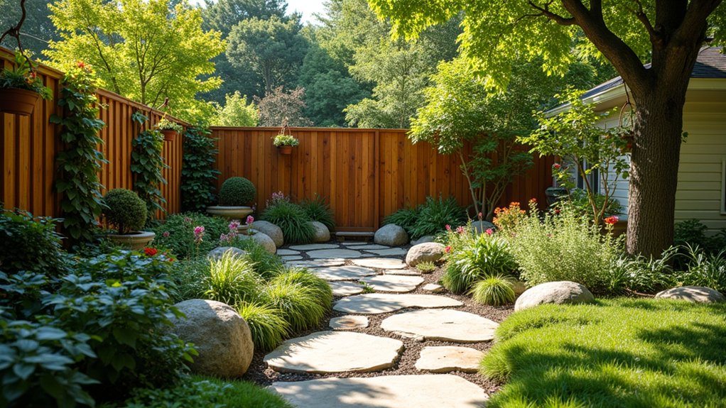 18 Creative Oval Above Ground Landscaping Ideas That Break the Mold privacy fence for seclusion