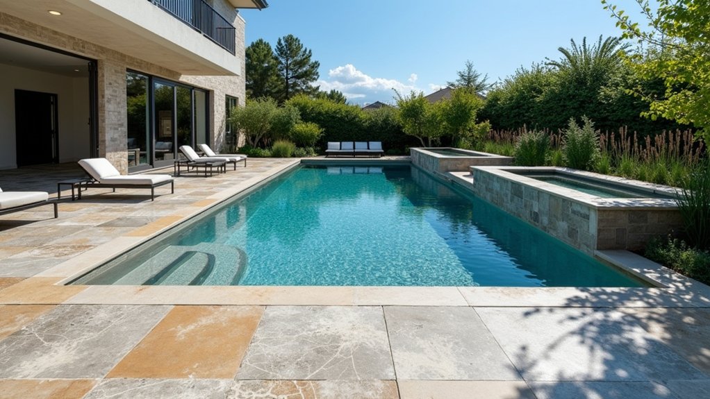 19 Durable Pool Deck Concrete Ideas That Are Built to Last quick concrete pool makeover
