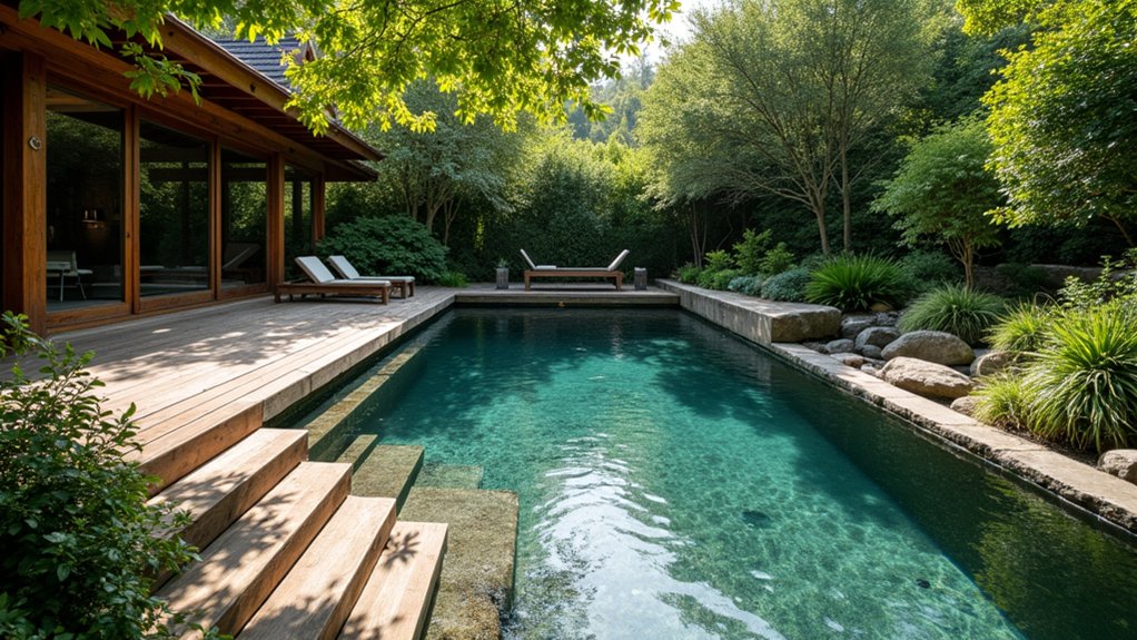 23 Natural Pool Design Ideas That Embrace Organic Beauty rustic charm in nature