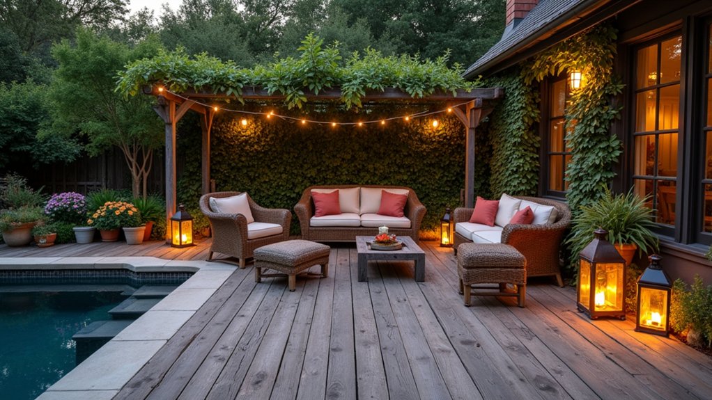 rustic outdoor pool designs