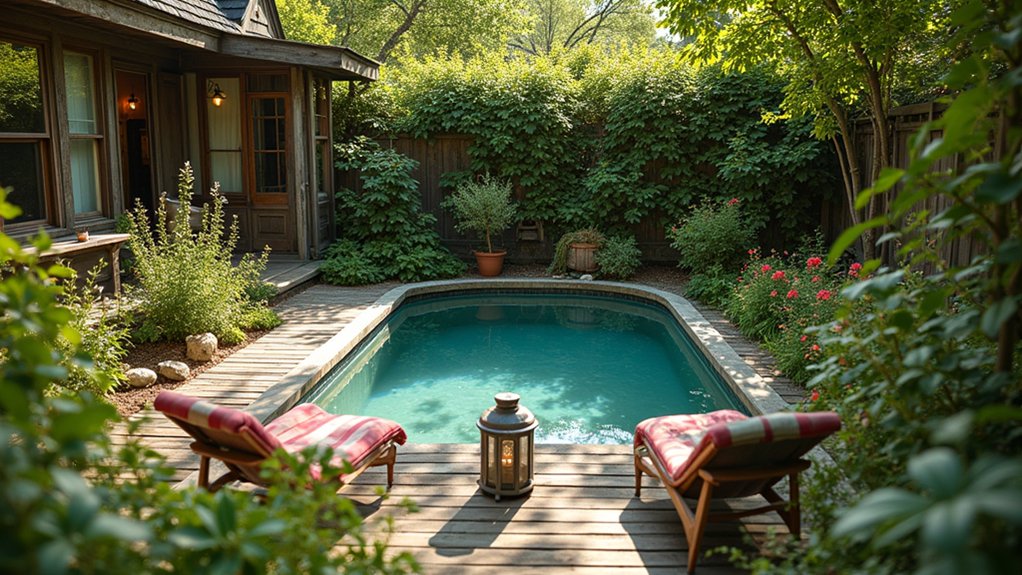 15 Clever Pool Ideas for Small Yards That Maximize Space rustic stock tank oasis
