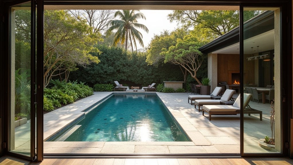 20 Indoor Pool Ideas That Bring the Spa Home seamless indoor outdoor connection